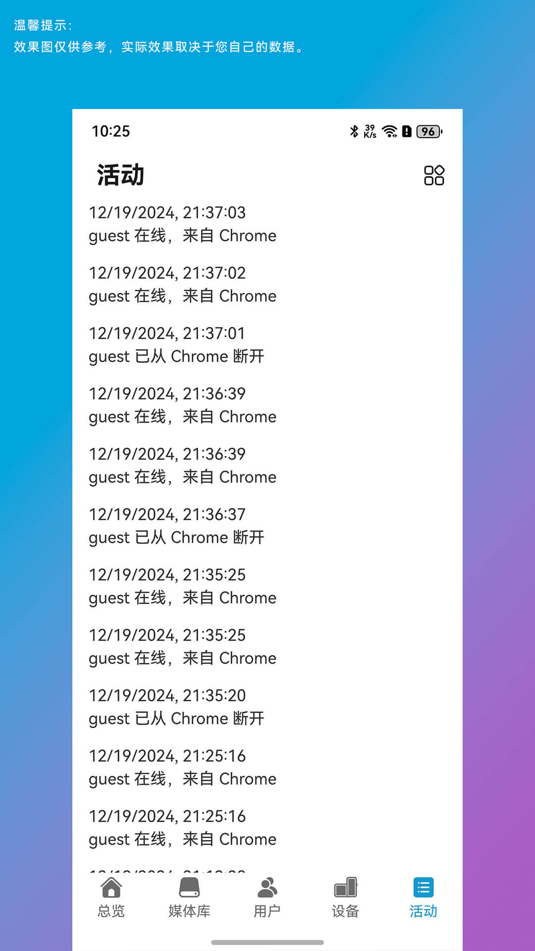 活动日志
